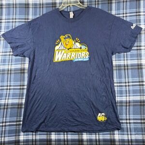 Gildan Golden State Warriors Fan Night 2024 Navy Blue T-Shirt Mens XL NBA